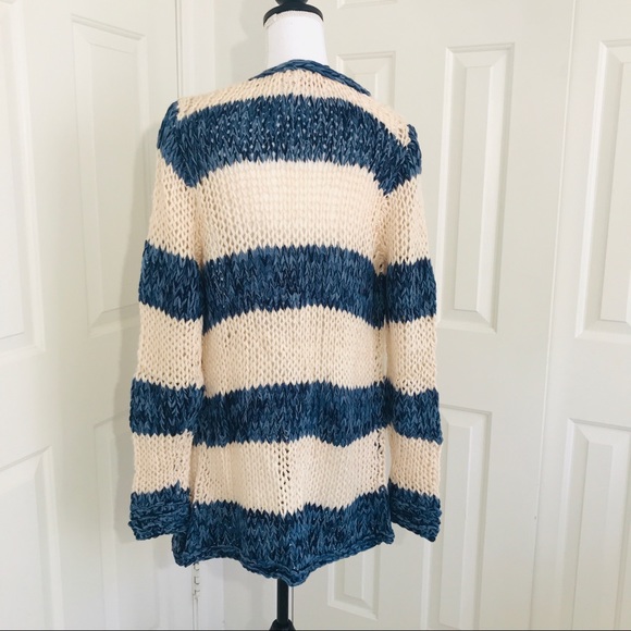 Two thirty one openwork long knit cardigan S - Picture 3 of 4